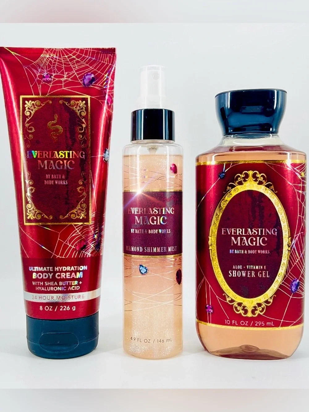 Bath & Body Works Everlasting Magic 5-Pc Set Bejeweled Bat Wallflower Plug